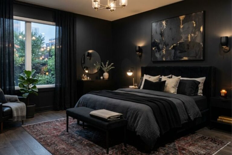 11 Elegant Black Bedroom Ideas