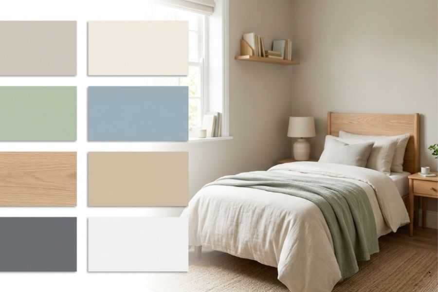 Color Palette for Small Bedroom