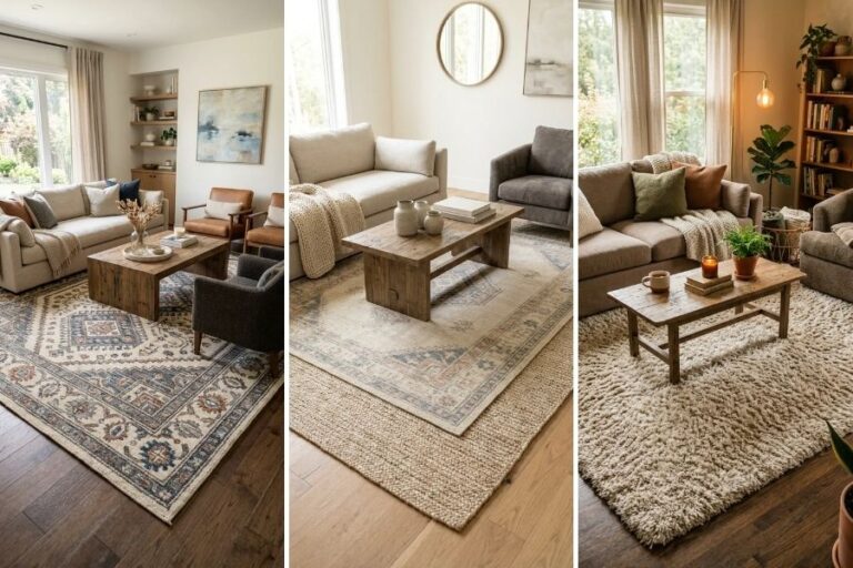 17 Stunning Living Room Rug Ideas